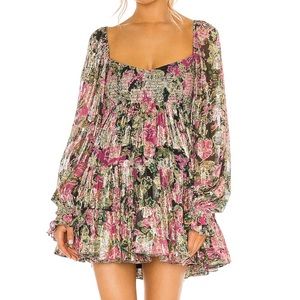 Hemant & Nandita Kilim metallic dress